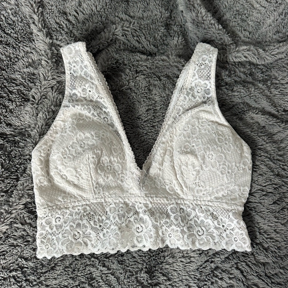 Lace Bralette in White